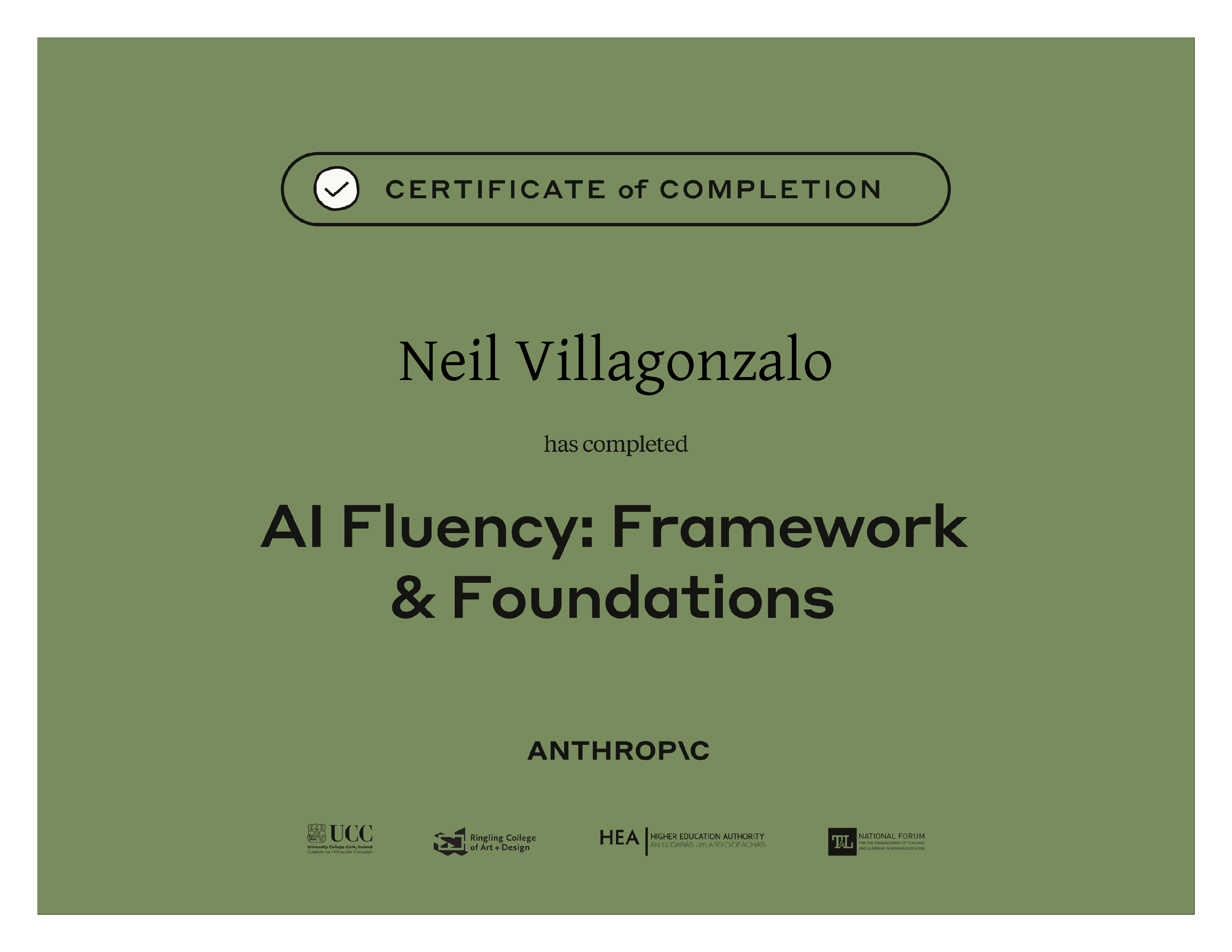 AI Fluency Foundations Certification